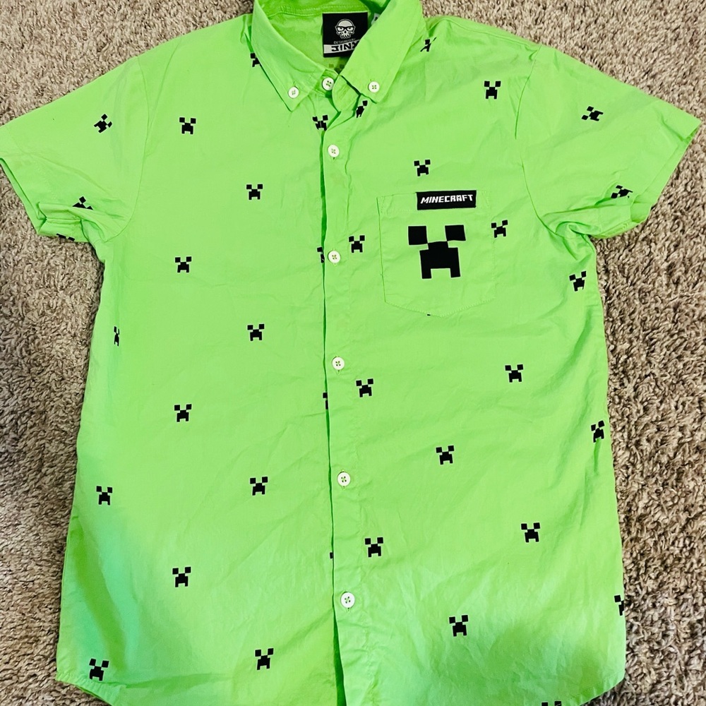 Minecraft boys shirt